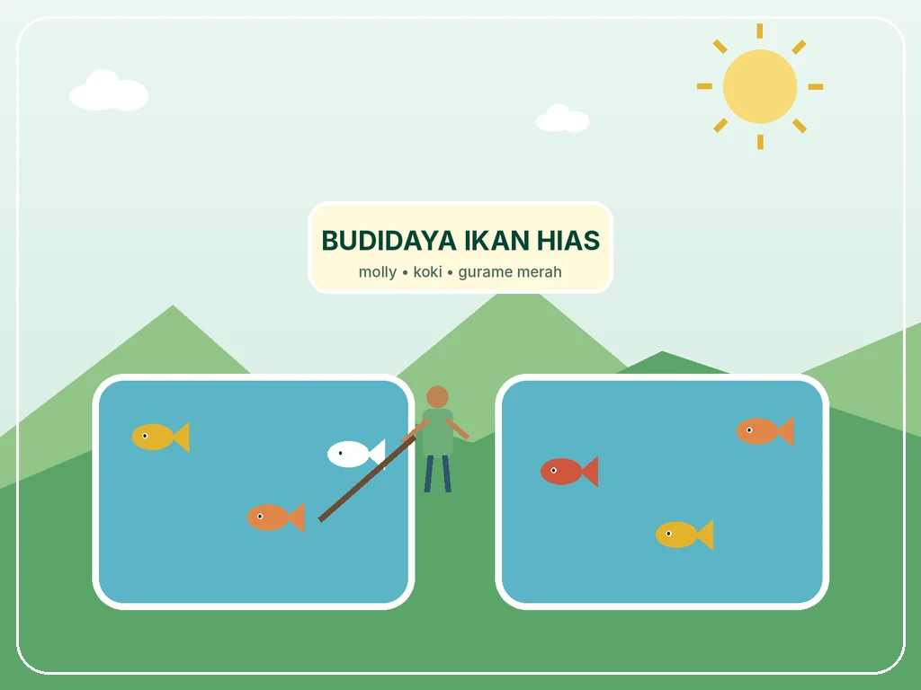 Ilustrasi Budidaya Ikan Hias